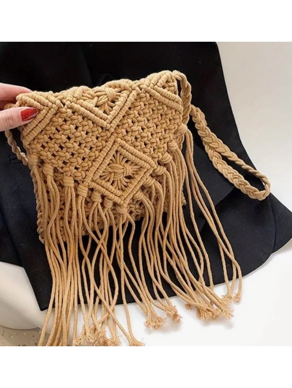 Bohemian braided bag